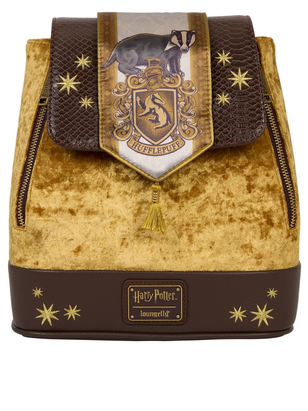 Loungefly Exclusive Harry Potter Hufflepuff
Banner Velvet Mini Backpack
